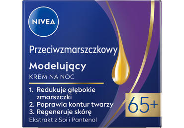 Naktinis veido kremas NIVEA 65+, 50 ml - 1