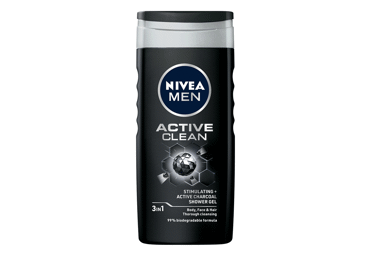 Vyriška dušo želė NIVEA MEN ACTIVE CLEAN, 250 ml