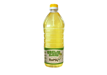 OBELIŲ rafinuotas rapsų aliejus, 2 l