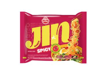 Greitai paruošiami makaronai OTOKI JIN SPICY, 120 g