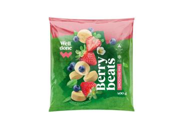 Šaldytas raudonųjų vaisių, uogų mišinys kokteiliui WELL DONE, 400 g