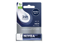 Puoselėjamasis lūpų balzamas vyrams NIVEA Men Active, 4,8 g