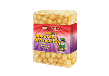 Saldūs kukurūzų traškučiai MORKŪNAS, 45 g - 1