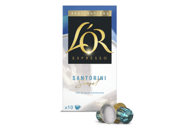Kavos kapsulės L'OR SANTORINI, 52 g