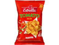 Bulvių traškučiai ESTRELLA, aštrių pomidorų skonio, 180 g