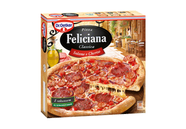Šaldyta pica DR. OETKER (FELICIANA) su saliamiu ir čiorizu, 320 g