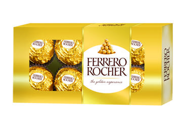 Šokoladiniai saldainiai FERRERO ROCHER, 100 g