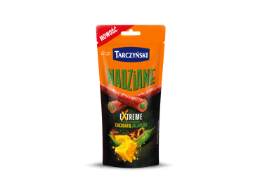 K. r. dešrelės KABANOSI EXTREME CHEDDAR & JALAPENO, II r., 95 g