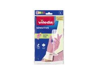 Buitinės pirštinės VILEDA SENSITIVE (L dydis), 1 vnt.