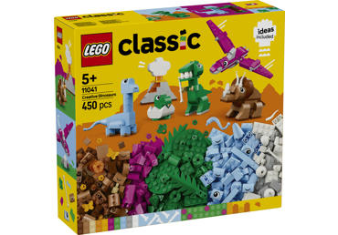 LEGO® Classic Kūrybiški dinozaurai, kūrybiški modeliai 11041