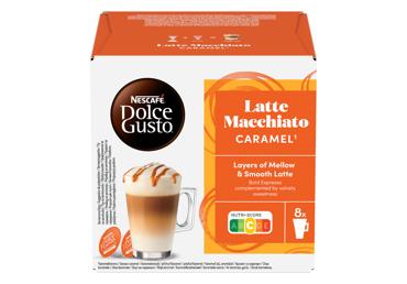 Kavos kapsulės NESCAFE DOLCE GUSTO CARAMEL LATTE MACCHIATO, 145.6 g