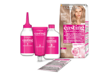 L'Oreal Paris Casting Creme Gloss pusiau ilgalaikiai plaukų dažai be amoniako, 810 - 2