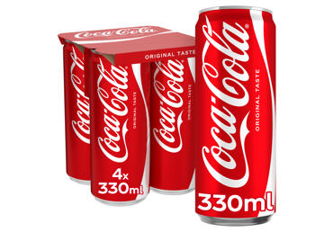 Gaivusis gėrimas COCA-COLA 4x330 ml