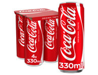Gaivusis gėrimas COCA-COLA 4x330 ml