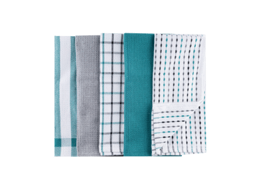Virtuvės rankšluosčių komplektas ELDORADO HOME, 5 vnt., 45x65 cm - 2