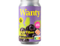 Gazuotas funkcinis gėrimas WANTY Black Currant, 330 ml