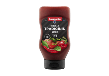 Tradicinis aštrusis DAUMANTŲ kečupas, 480 g