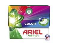 Skalbimo kapsulės ARIEL Color, 12 skalb.