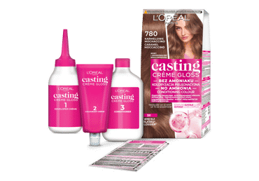 L'Oreal Paris Casting Creme Gloss pusiau ilgalaikiai plaukų dažai be amoniako, 780 - 2