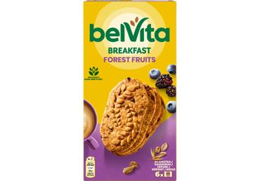 Sausainiai BELVITA FOREST FRUITS su miško uogomis, 300 g