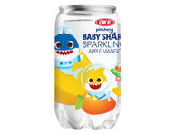 Gazuotas gaivusis gėrimas obuolių ir mangų skonio OKF BABY SHARK, 350 ml