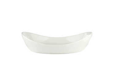 Lėkštė su rankena AURORA Nordic White, 26 cm