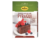 Milt. mišinys MALSENA šokoladiniam pyragui su glazūra kepti, 460 g