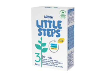 Tolesnio maitinimo pieno mišinys LITTLE STEPS 3 (nuo 12 mėn), 500 g