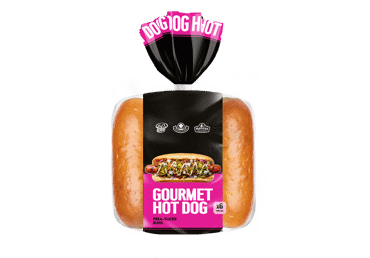 Atitirpintos bandelės HOT DOG, 6 vnt., 300 g