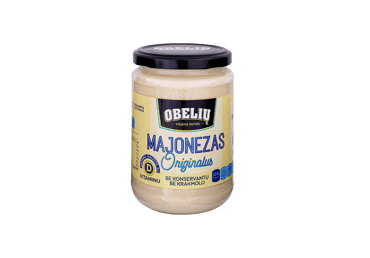 Majonezas OBELIŲ ORIGINALUS (72 % riebumo), 350 ml