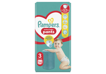 Sauskelnės-kelnaitės PAMPERS Pants, Jumbo Pack, 3 dydis, 62 vnt. - 1