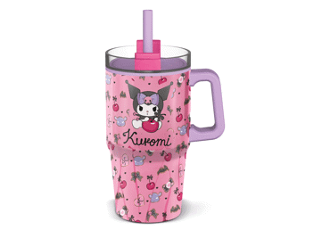 Gertuvė su šiaudeliu Kuromi STOR, 640 ml