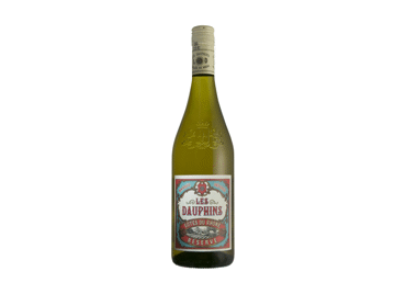 Baltasis sausas vynas LES DAUPHINS, 750 ml
