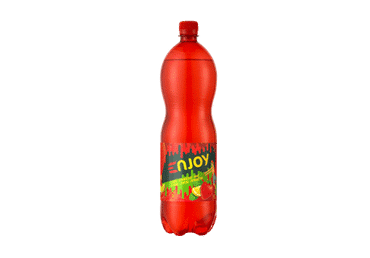 Gazuotas gėrimas ENJOY, citrinų, braškių ir mėtų skonio, 1.5 l