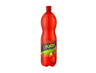 Gazuotas gėrimas ENJOY, citrinų, braškių ir mėtų skonio, 1.5 l