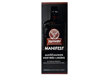 Likeris JAGERMEISTER MANIFEST 38%, 700 ml dėžutėje