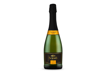 Putojantis aromatizuotas baltasis sausas vyno gėrimas SCANDI, 750 ml