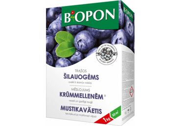 Mėlynių ir šilauogių trąšų granulės BIOPON, 1 kg