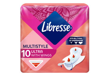 Higieniniai paketai LIBRESSE ULTRA MULTISTYLE, 10 vnt
