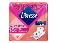 Higieniniai paketai LIBRESSE ULTRA MULTISTYLE, 10 vnt.