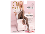 Moteriškos pėdkelnės ORI PRIME 20 den, 5 dydis, nero