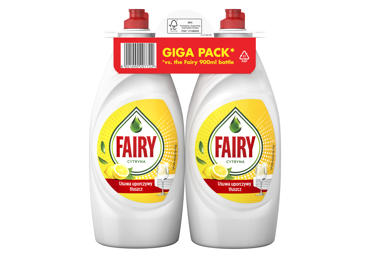 Indų ploviklis FAIRY Lemon, 2x900 ml