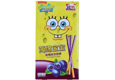 Sausainių lazdelės SPONGEBOB BLUEBERRY, 48 g