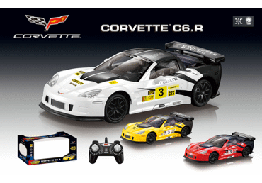 Radijo bangomis valdomas automobilis CORVETTE C6R 1:18, 1 vnt.