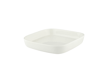 Kvadratinė lėkštė AURORA Nordic White, 17 cm