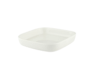 Kvadratinė lėkštė AURORA Nordic White, 17 cm