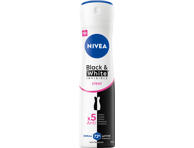 NIVEA BLACK&WHITE CLEAR purškiamasis antiperspirantas moterims, 150 ml