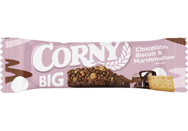 Javainis CORNY, šokoladinių sausainių ir zefyrų skonio, 40 g - 1