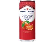 Raudonųjų apelsinų sulčių gėrimas SANPELLEGRINO ZERO, 330 ml