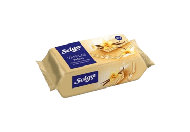 Vafliai SELGA, vanilės skonio, 90 g